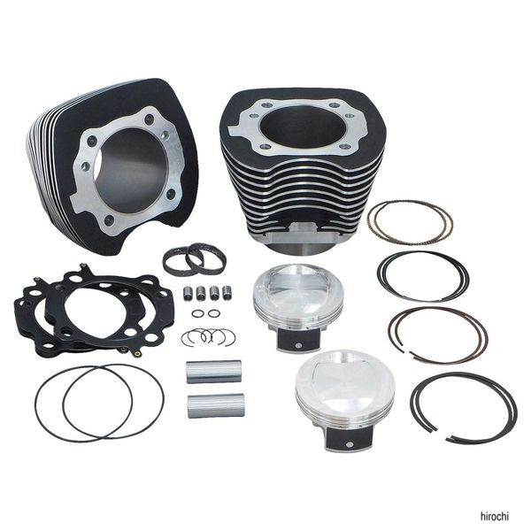 S&S 97" ビッグボアキット 99-06年BT リンクルブラック