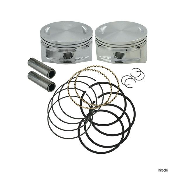 鍛造ピストンセット 84-99年BT 100" 4 +.020"