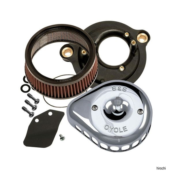 ステルスエアクリーナーキット ミニティアドロップ 17-23年M8 クローム