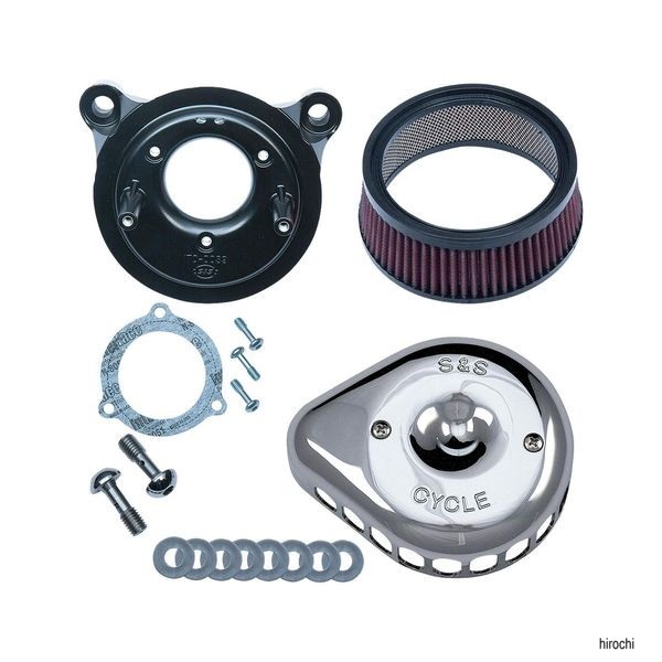 ステルスエアクリーナーキット ミニティアドロップ 08年- TBW クローム