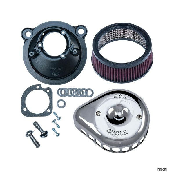 ステルスエアクリーナーキット ミニティアドロップ 91年-XL クローム