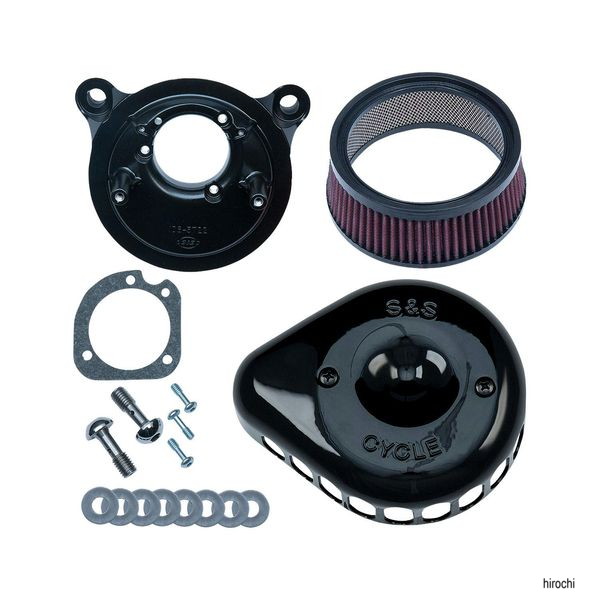 ステルスエアクリーナーキット ミニティアドロップ 91年-XL ブラック