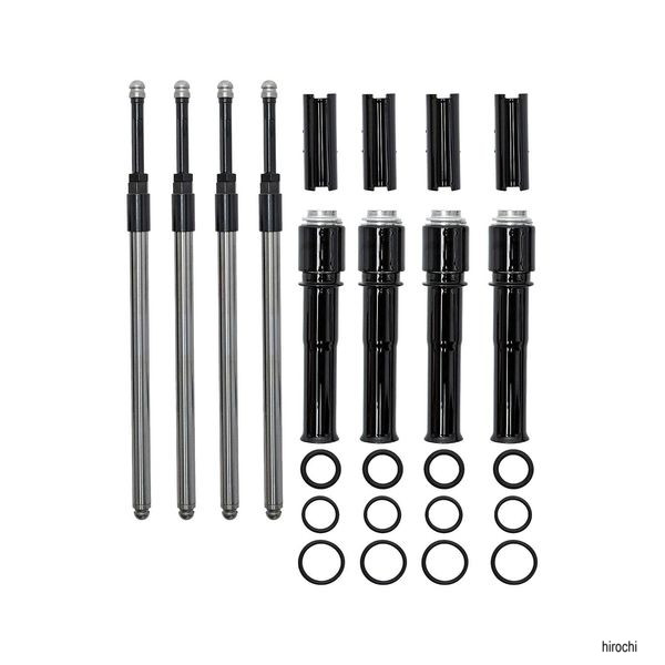 クイッキープッシュロッドコンプリートキット 99-17年 TC ブラック