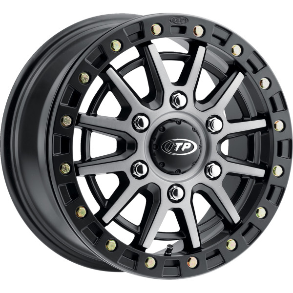 ホイール SD10 15X7 BRUSHED GREY WITH ブラック