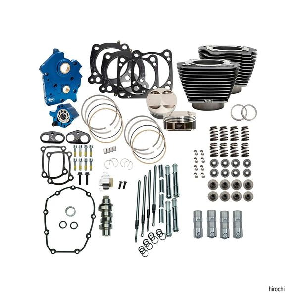 114to128パワーパック 550チェーンカム グラナイト M8