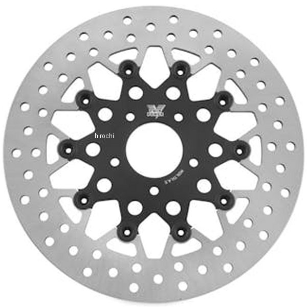 ツインパワーTWIN POWER フローティングローター 11.8 メッシュ 06年-17年 ハーレー ダイナ ブラック