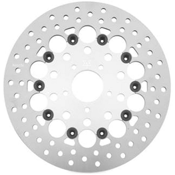 ツインパワーTWIN POWER フローティングローター 11.8 ホール 06年-17年 ハーレー ダイナ シルバー