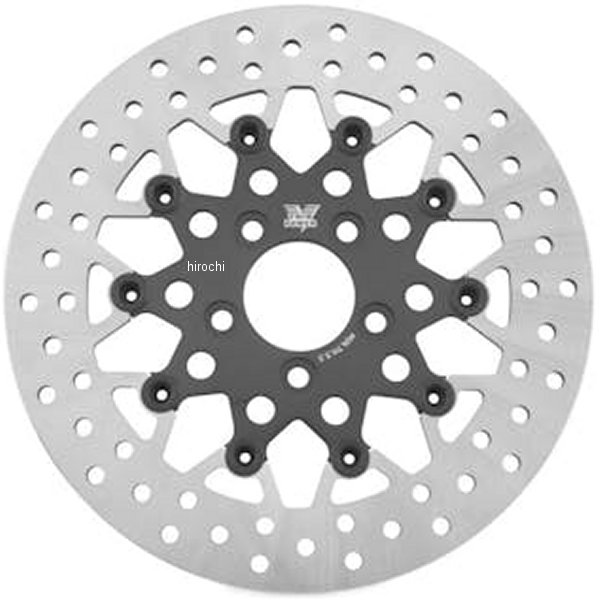 ツインパワーTWIN POWER フローティングローター 11.8 メッシュ 08年-22年 ハーレー ツーリング リア ブラック