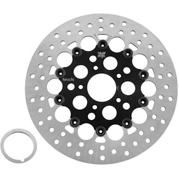 ツインパワーTWIN POWER フローティングローター 11.5 ホール 96年-13年 ハーレー XL フロント ブラック