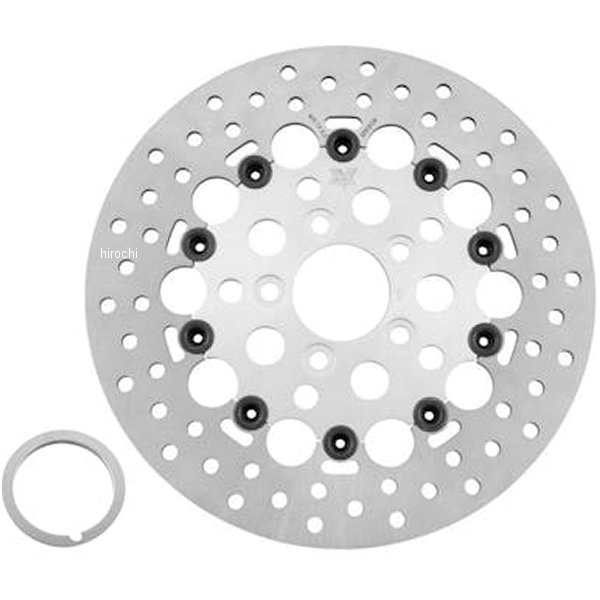 ツインパワーTWIN POWER フローティングローター 11.5 ホール 96年-13年 ハーレー XL フロント シルバー