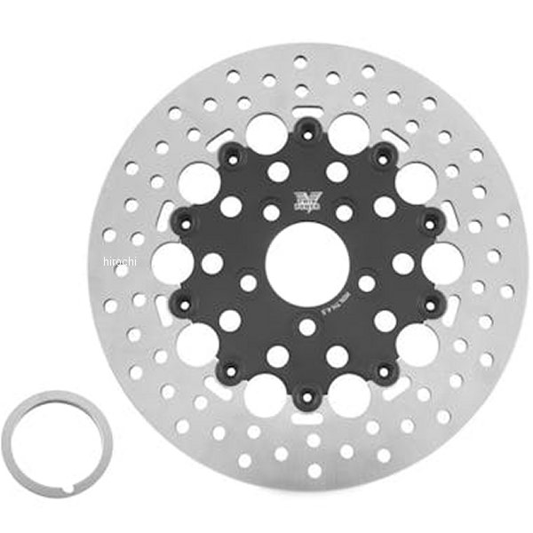 ツインパワーTWIN POWER フローティングローター 11.5 ホール 18年以降 ハーレー ソフテイル リア ブラック