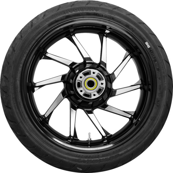 ホイール リア HURRICANE W/TIRE ABS (TPMS) ブラック CUT 18"