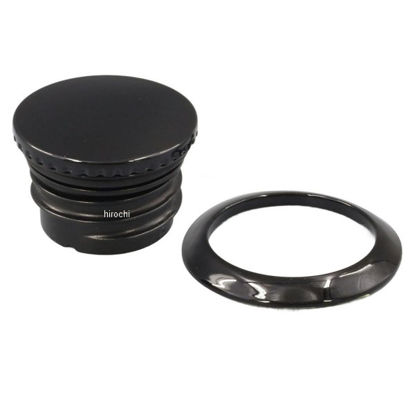 22y-ソフテイル用フラッシュマウントガスキャップ ブラック