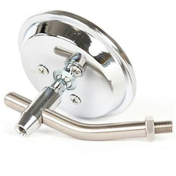 トリプルツリーマウント ラウンドミラー クローム