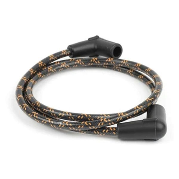 プラグコード 7mm ブラック/オレンジ