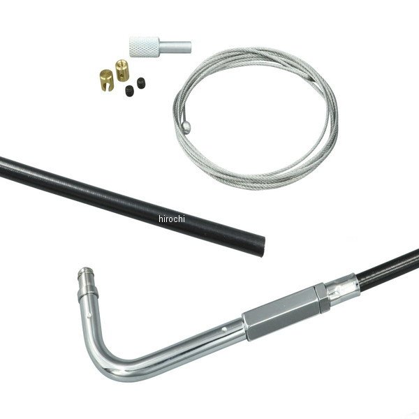 MAGNUM マグナム BYO スロットルケーブル 90度 BK/CH 96y-