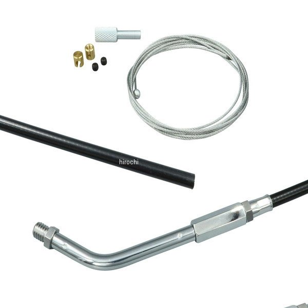 MAGNUM マグナム BYO スロットルケーブル 45度 BK/CH -95y