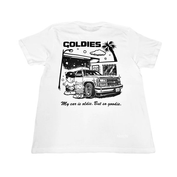 Goldies Auto Detailing  CAR WASH Tシャツ Lサイズ ホワイト