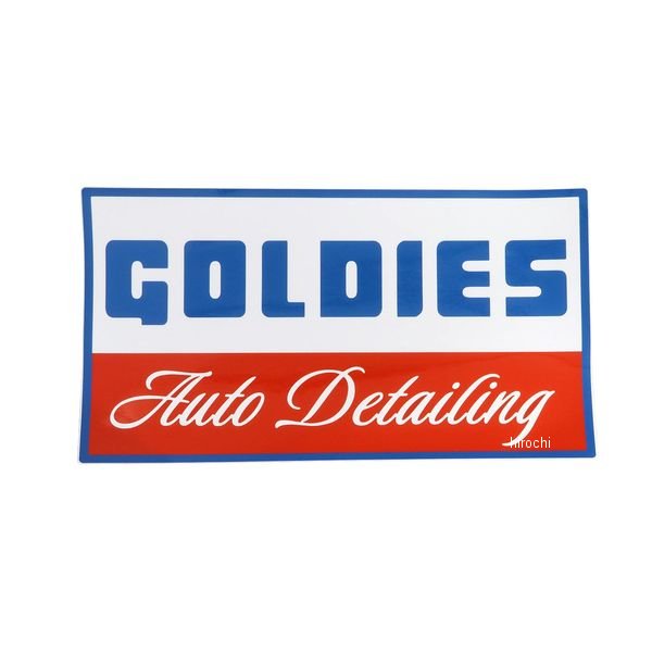 Goldies Auto Detailing  TRICOLORE LOGO BIGステッカー