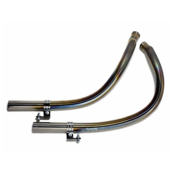 Motor Rock モーターロック オールドスタイル手曲げマフラー 07年-13年 スポーツスター ステンレス ベアメタル