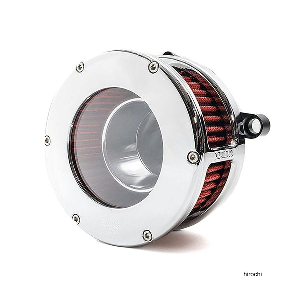 BA エアクリーナー クローム/レッド クリアカバー 24年-M8 VVT