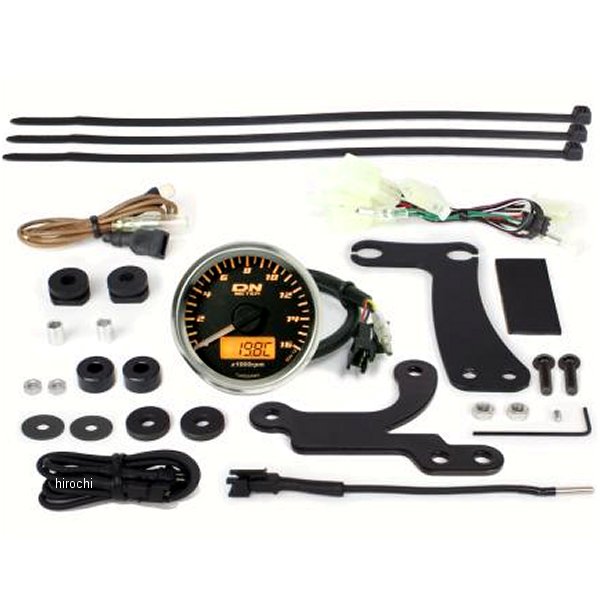 φ48スモールDN タコメーターキットオレンジLED ダックス125