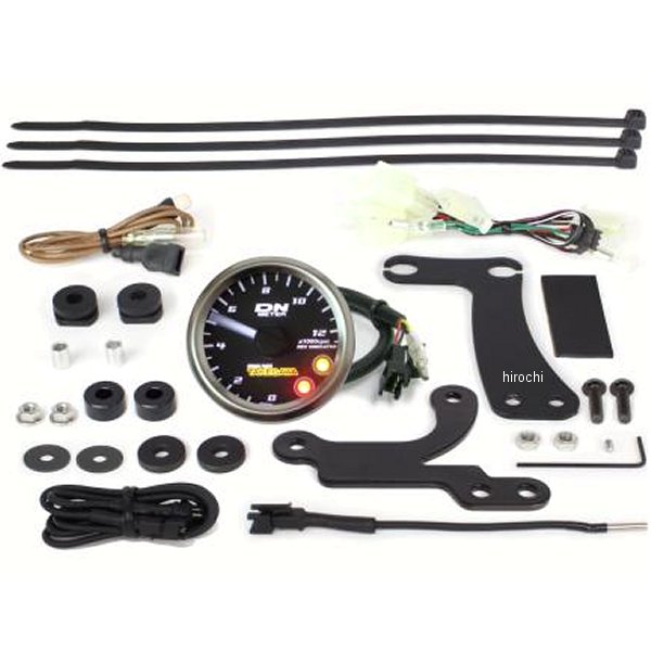 φ48スモールDNタコメーター 12500rpm レブインジケーター付 ダックス125