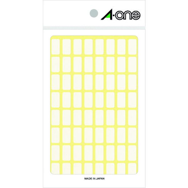 エーワン(TM)フリーラベル白無地8×15 64面×15シート960片入