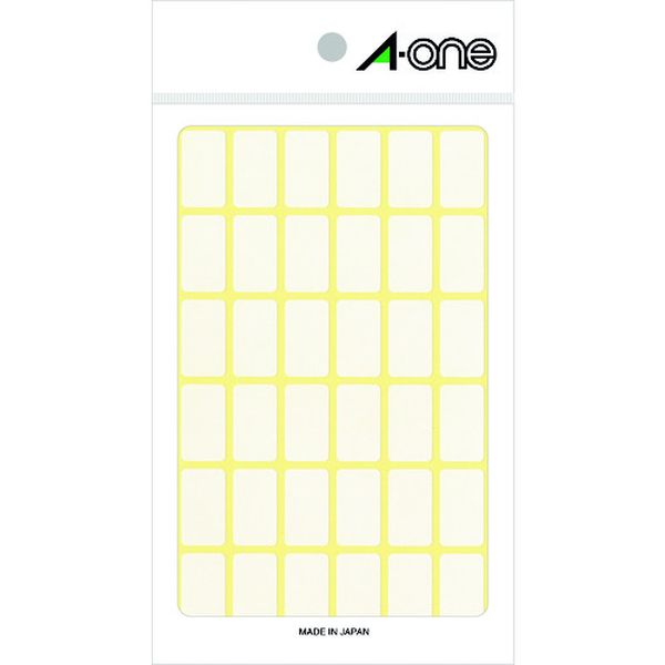 エーワン(TM)フリーラベル白無地12×21 36面×15シート540片入