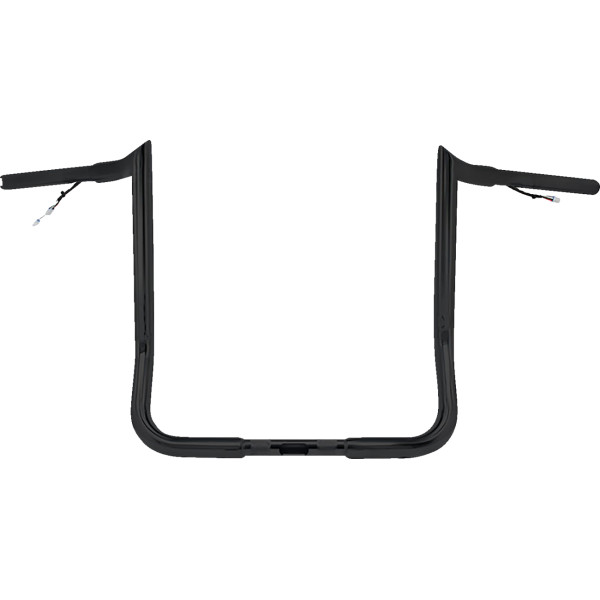 Pre-Wired モンキーハンドルバー 12インチ ブラック