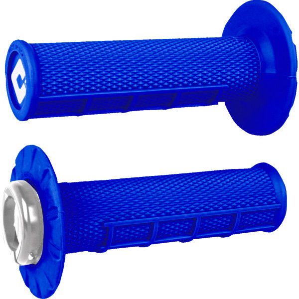 グリップ 1/2 WAFFLE V2.1 LOCK ON ATV BRIGHT ブルー/SIL