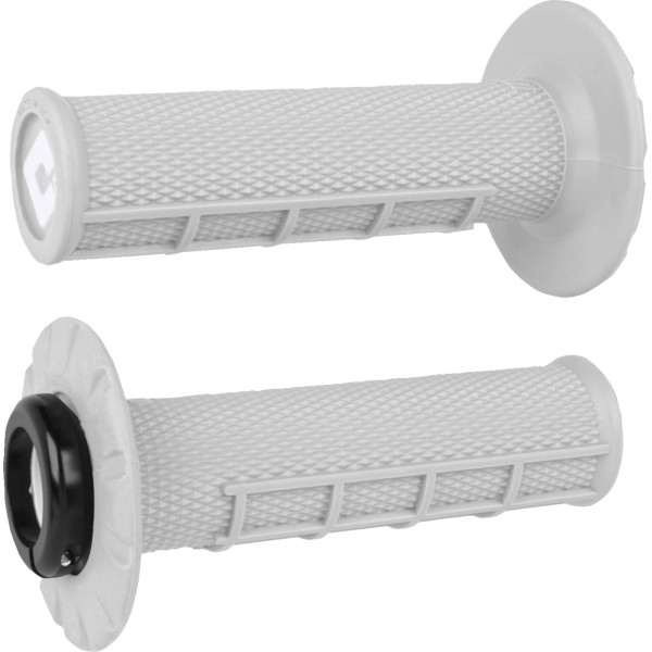 グリップ 1/2 WAFFLE V2.1 LOCK ON ATV WHT/BLK