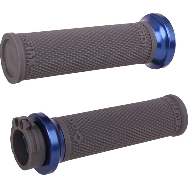 GRIPS RUFFIAN LOCK ON HD CABLE BLK/ANO BLUE