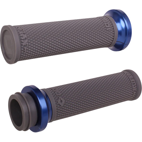 GRIPS RUFFIAN LOCK ON INDIAN TBW BLK/ANO BLUE