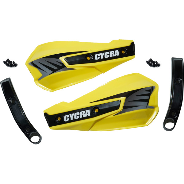 VORTEX REPLACEMENT SHIELD/ABRASION GUARD SET - YELLOW
