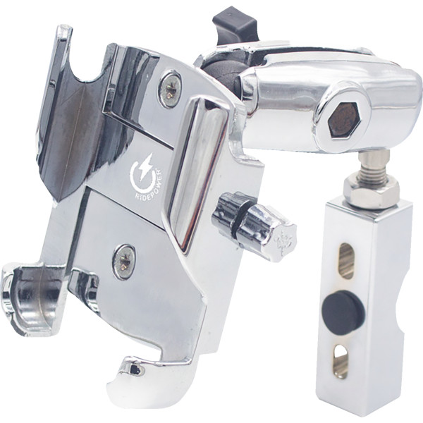 メタルスマートフォンマウント クローム