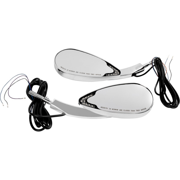 ミラー LED RUN ＆ ターンシグナル クローム