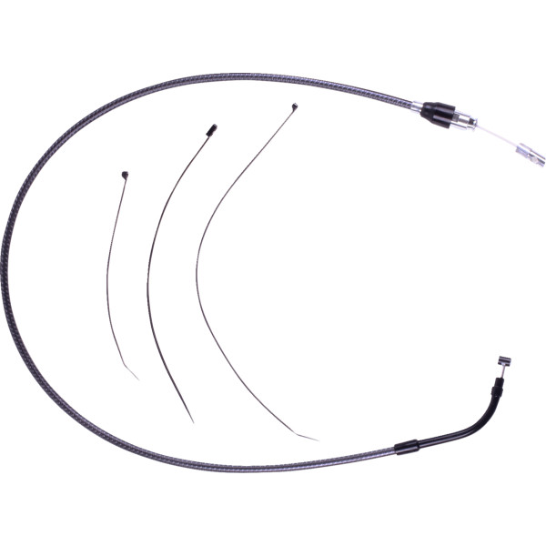 クイックコネクトアッパークラッチケーブル 39-1/4インチ カーボン