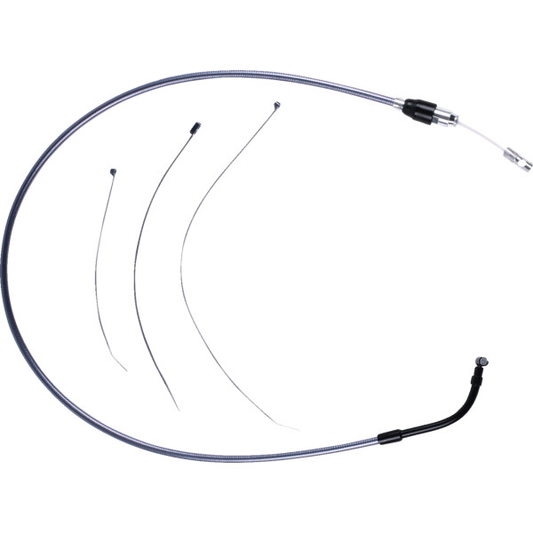 クイックコネクトアッパークラッチケーブル 49-1/4インチ ブラック