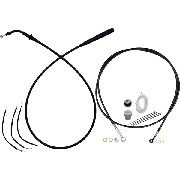 EZ INSTL KT UPPER CLTCH CBL, BRK LN, FOR 11" HBAR, BLACK