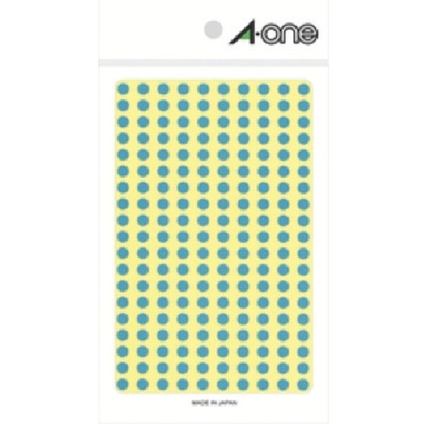 806-6585  エーワン(TM) カラーラベル 丸型 5mmΦ 空 (9枚入)