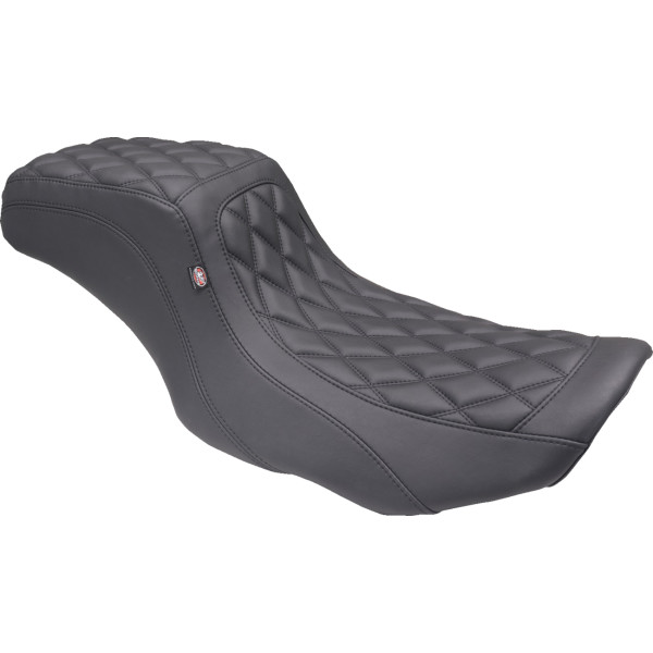 ダブルダイヤモンドスクエアバックシート ブラックステッチ