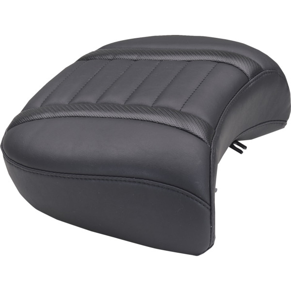 SEAT REAR DLX TOURING BLACK THREAD