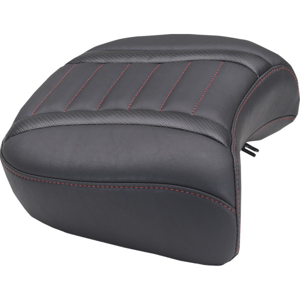 SEAT REAR DLX TOURING DARK CHERRY THREAD