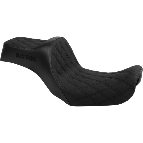 4694C-  SEAT HIGHNOON 2UP BLACK LOGO DD SLIP STOP DYNA 2006-17