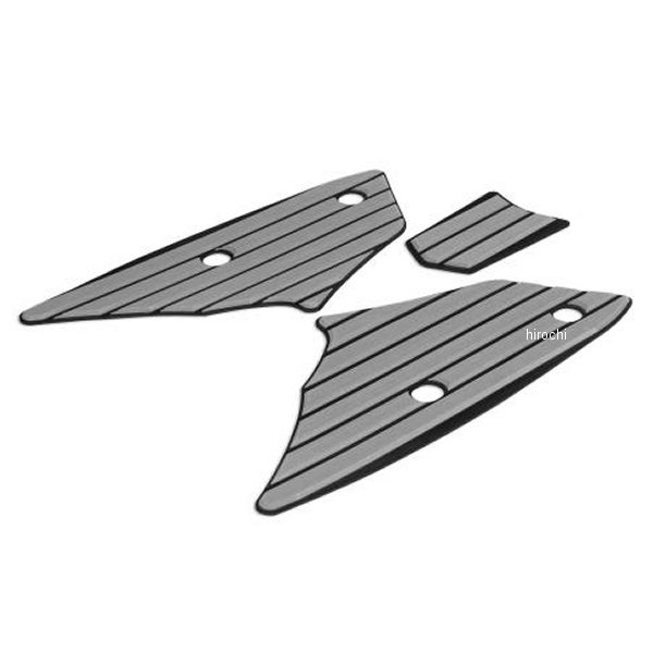 ステップ&フューエルリッドパッドセット リード125 ダークグレイ/黒