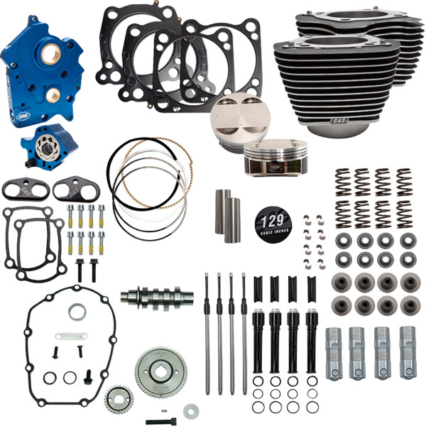 POWERPAK OILCOOL 4.320"BORE 4 3/8"STROKE 550G CAM WBW/HI M8