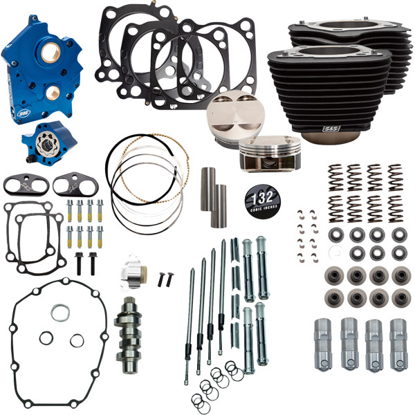 POWERPAK OILCOOL 4.320"BORE 4 1/2"STROKE 550G CAM BKNOHI M8