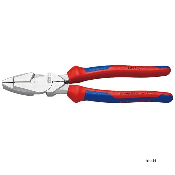 KNIPEX 架線工事用強力ペンチ 240mm コンフォートハンドル
