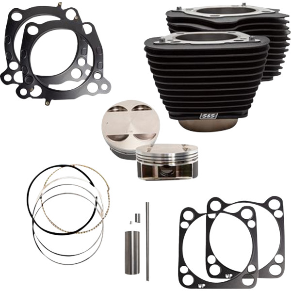 Cylinder Kit 4.25" Bore 4.5" Stroke WBlack no Highlight M8
